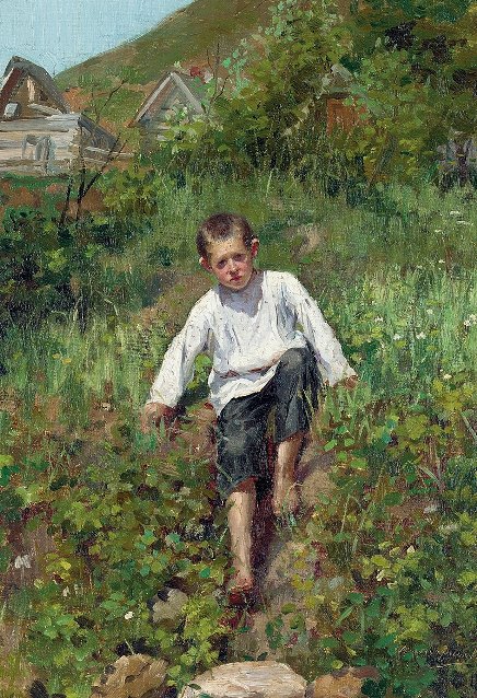 В. Лебедев. Первый посев В. Лебедев. Первый посев
